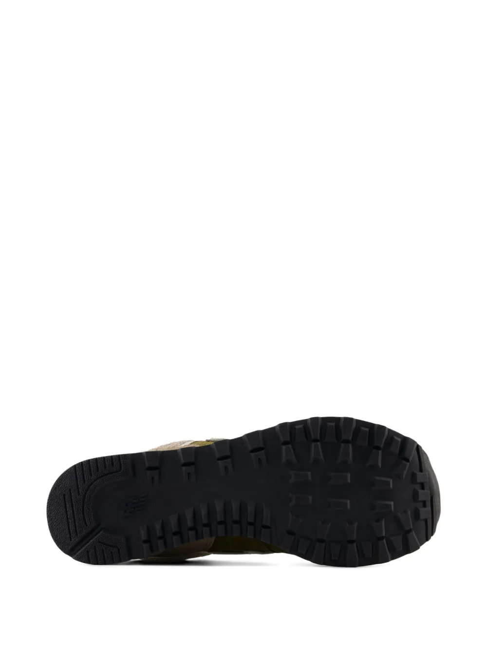 New Balance 574 sneakers met suède vlakken Groen