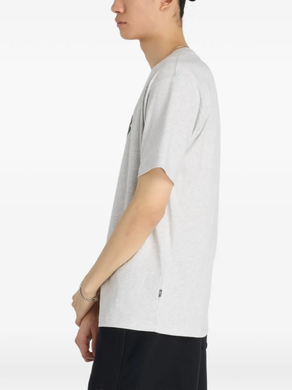 New Balance T-shirt met logoprint Grijs