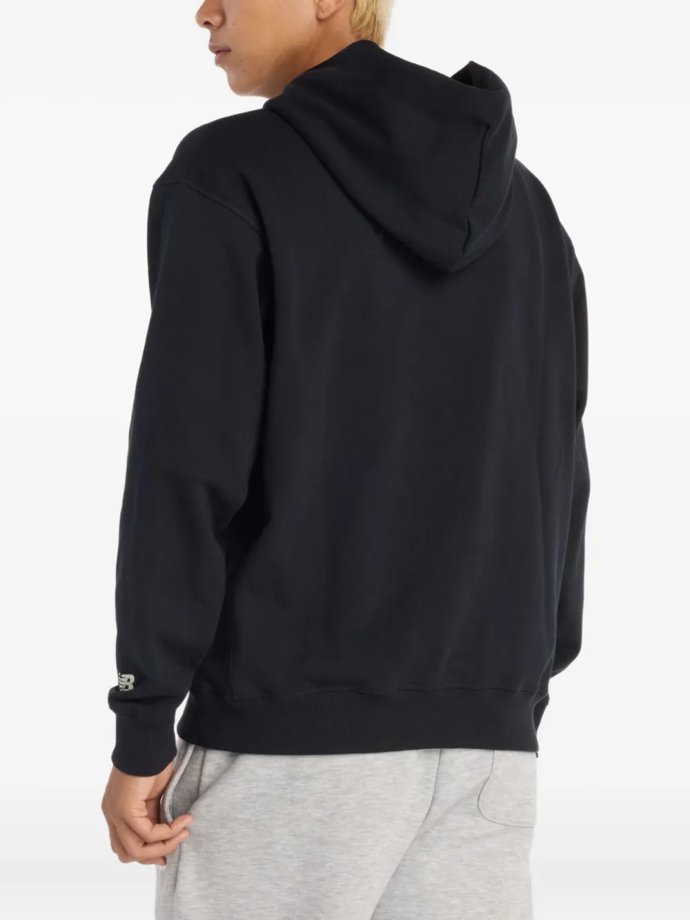 New Balance Athletics Signature hoodie Zwart
