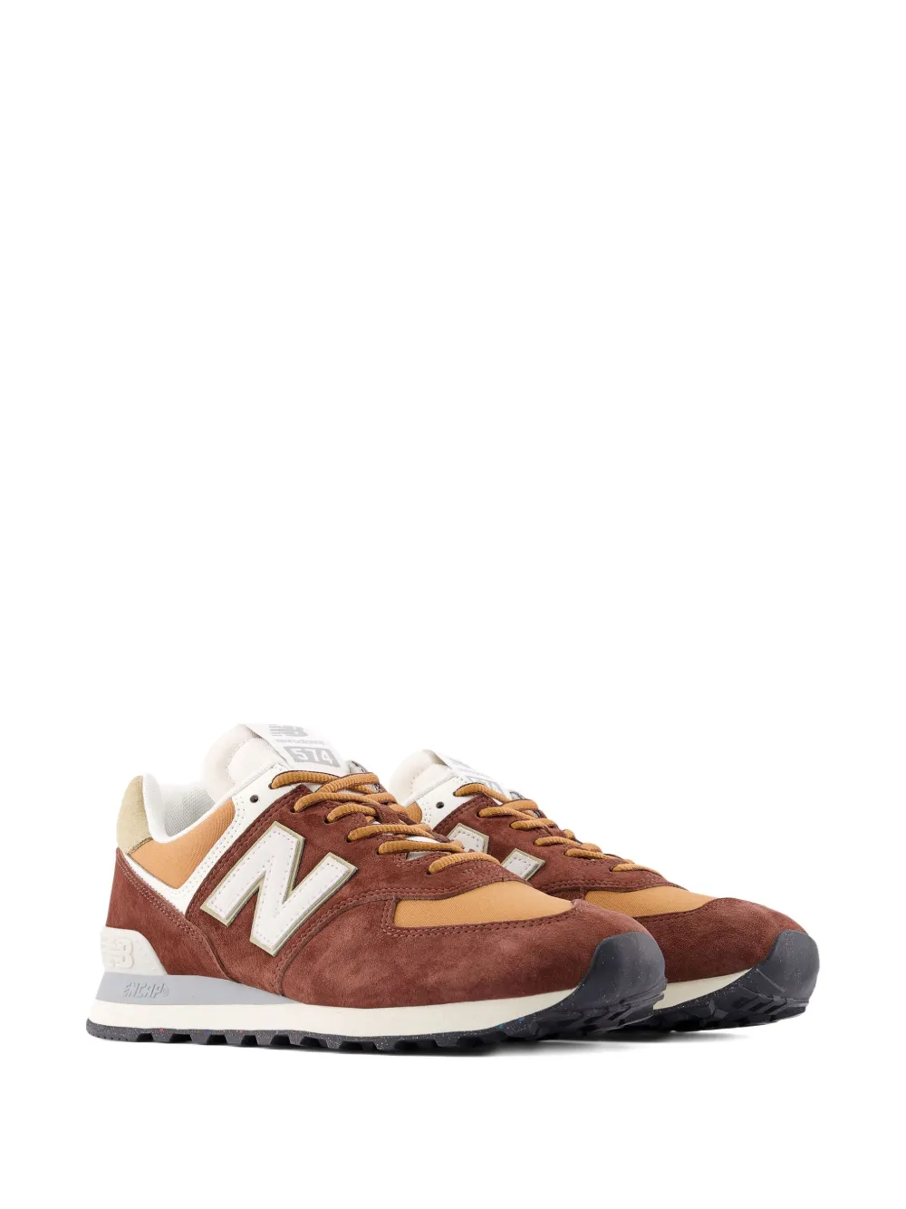 New Balance 574 sneakers met logo Bruin