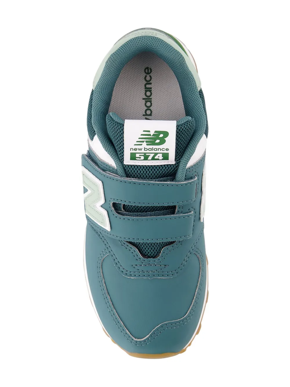 New Balance Kids 574 hook-loop sneakers Groen