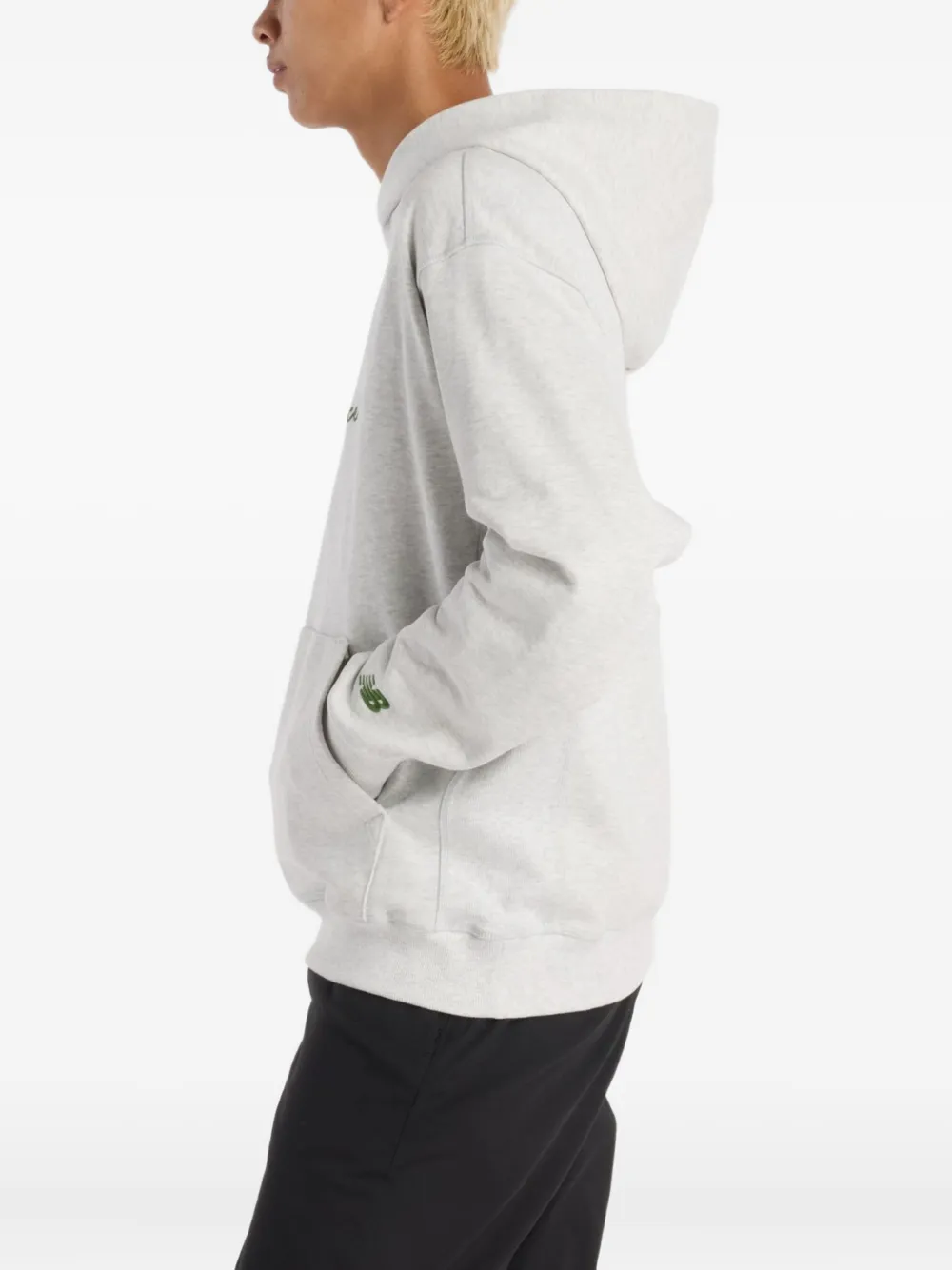 New Balance Athletics Signature hoodie Grijs
