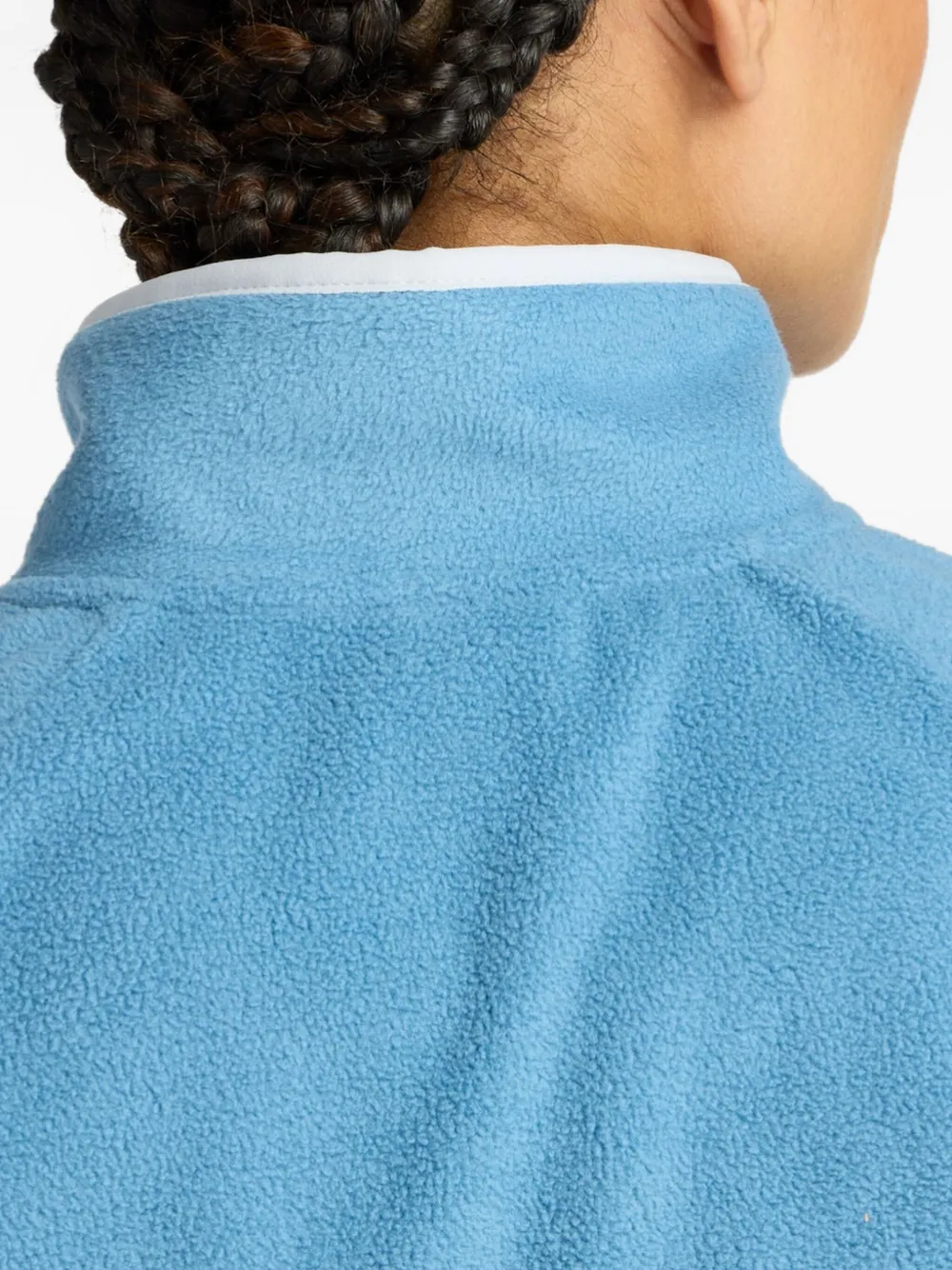 New Balance Sweater met halve rits Blauw