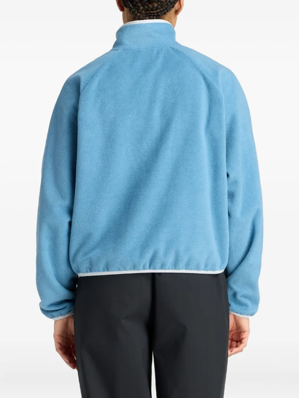 New Balance Sweater met halve rits Blauw