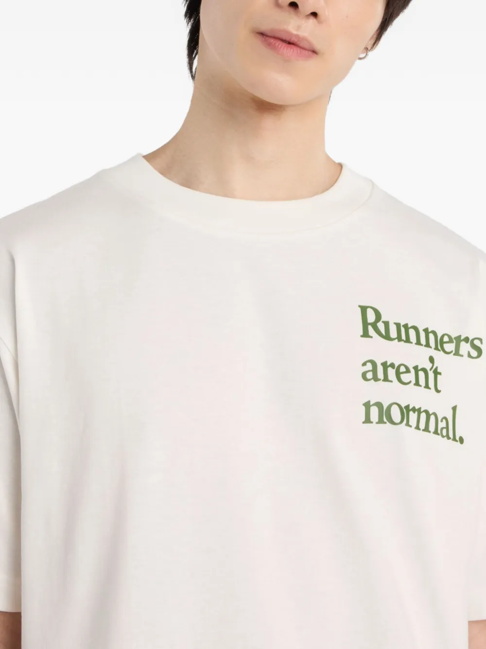 New Balance T-shirt met print Beige