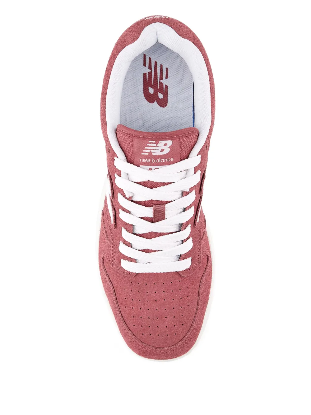 New Balance 480 sneakers met geperforeerd logo Rood