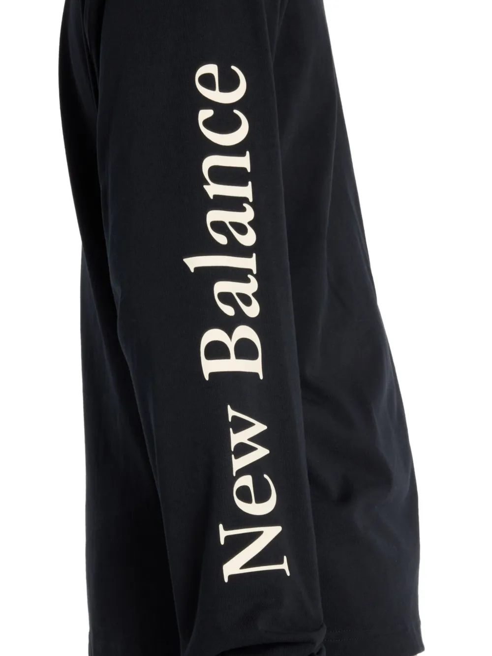 New Balance T-shirt met lange mouwen Zwart
