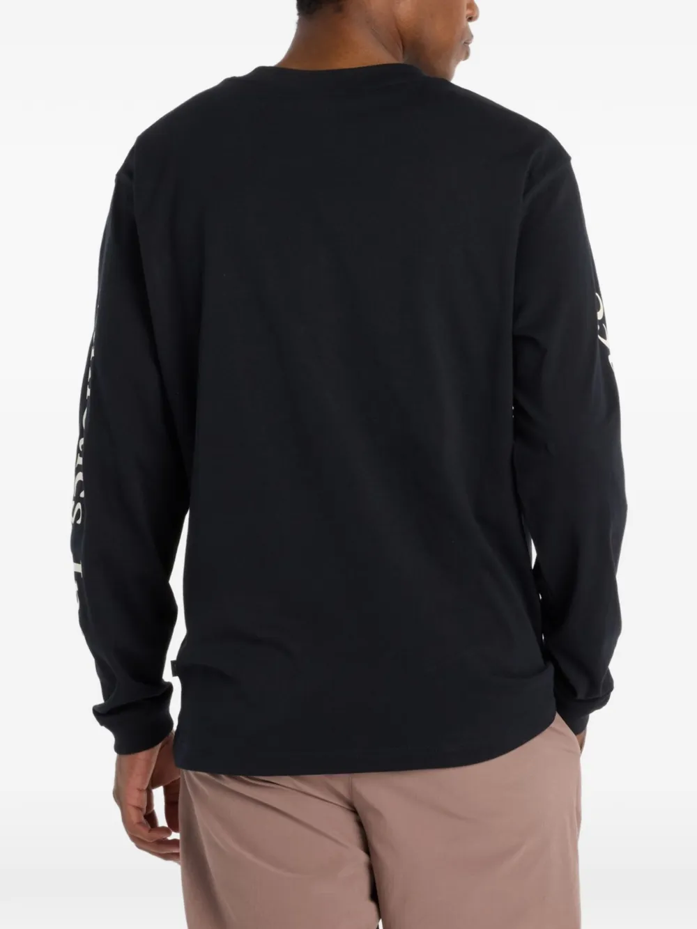 New Balance T-shirt met lange mouwen Zwart
