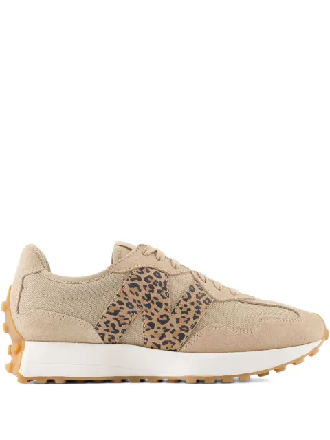 New Balance 327 leopard-print sneakers