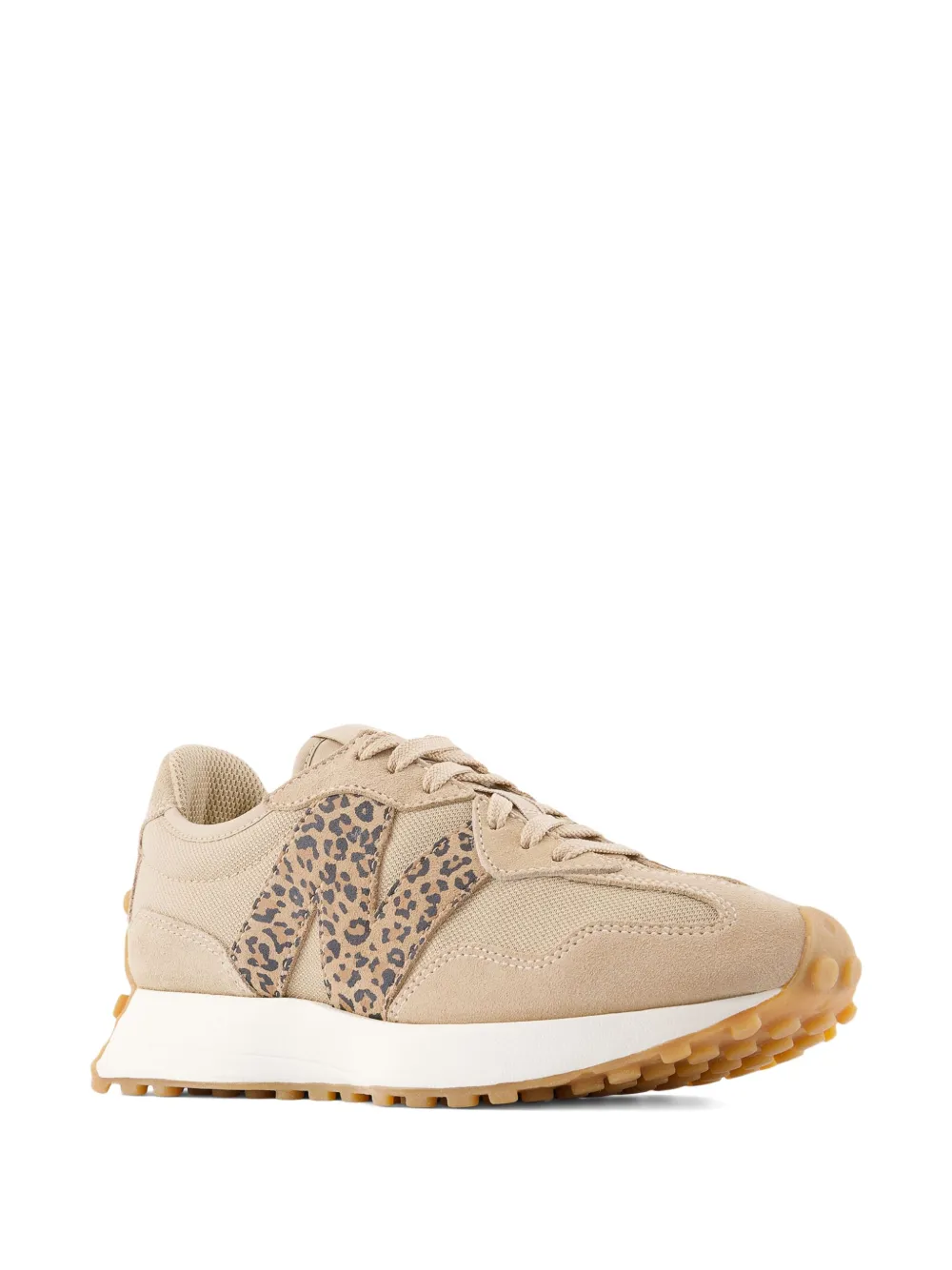 New Balance 327 leopard-print sneakers - Beige