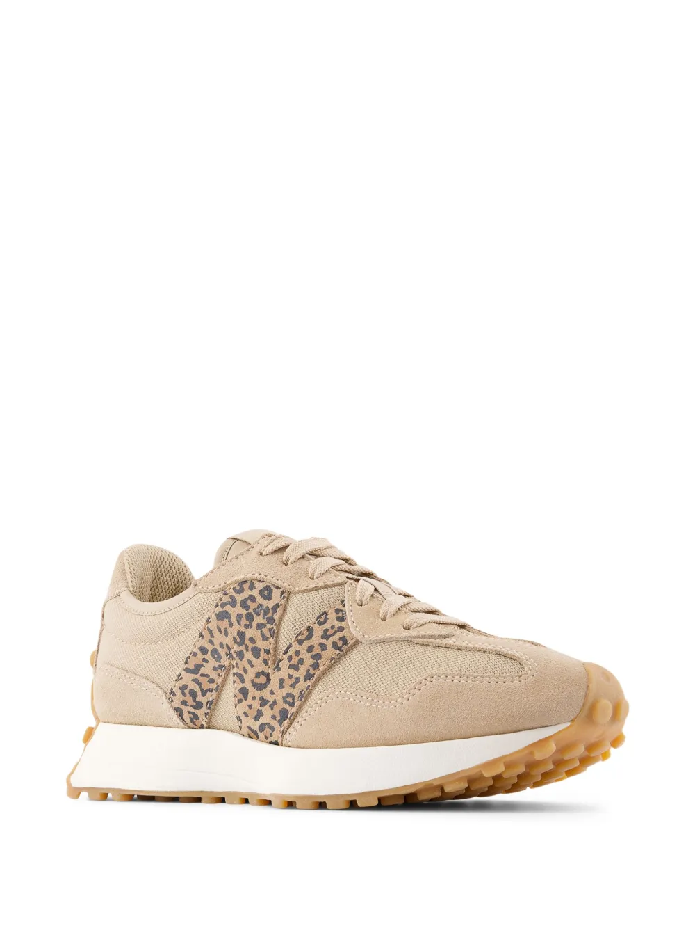  New Balance 327 Leopard-print Sneakers - Neutrals 