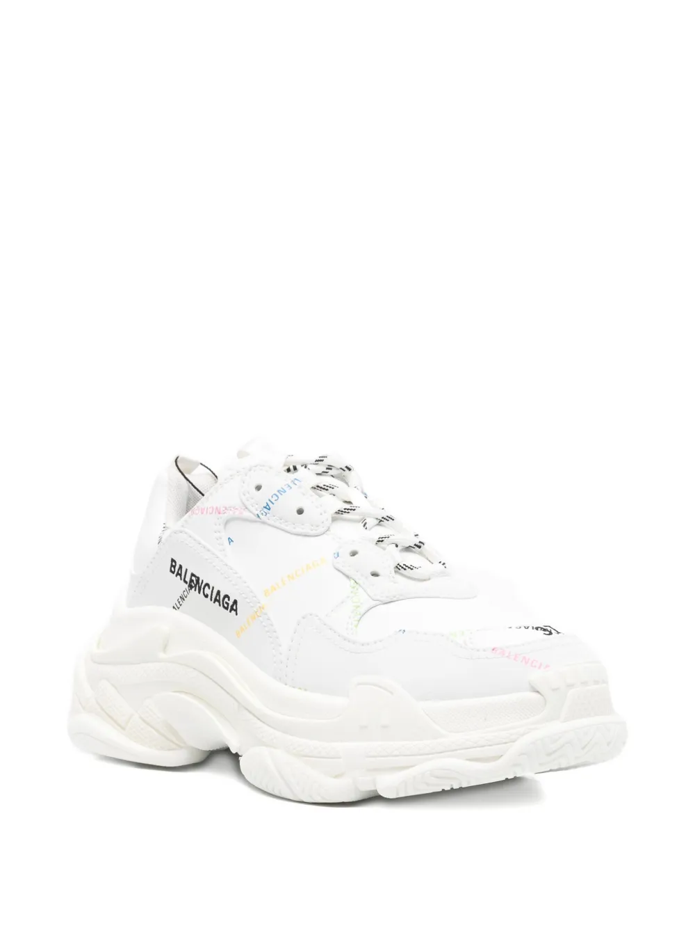 Balenciaga Pre-Owned Triple S chunky sneakers - Wit