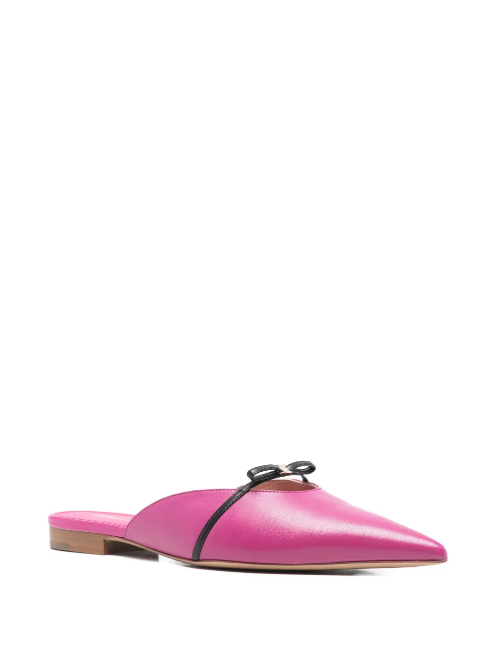 Ferragamo Pre-Owned Mini Bow mules - Roze