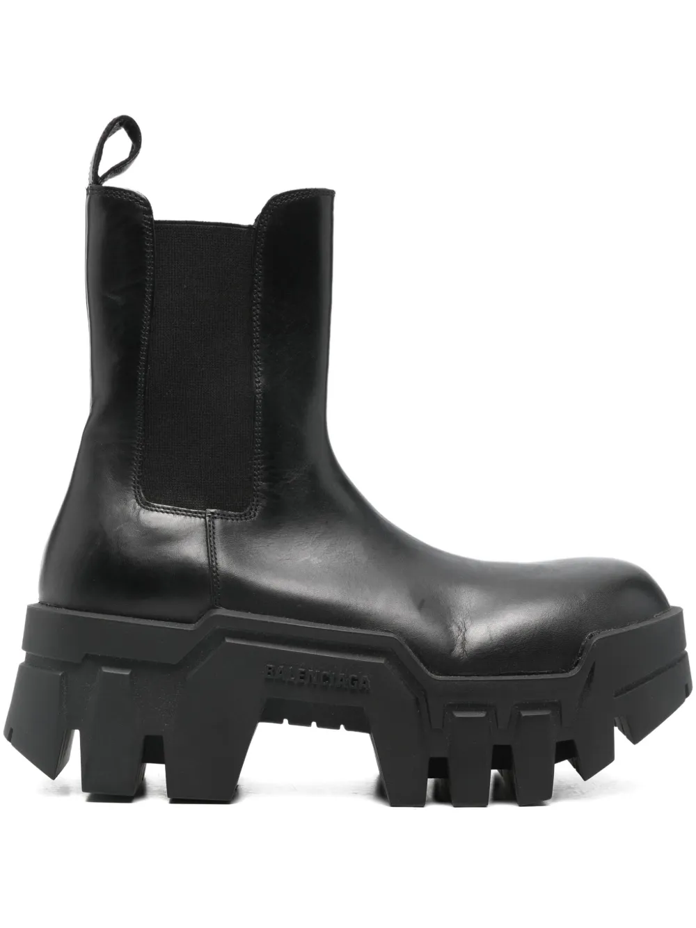 Balenciaga Pre-Owned Bulldozer platform chelsea boots | Black | Image 1