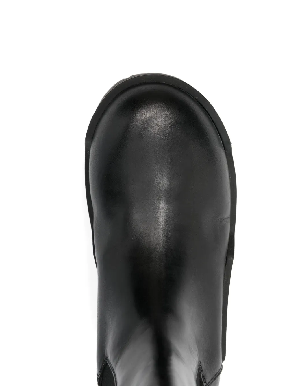 Pre-owned Balenciaga Bulldozer Platform Chelsea Boots In Black