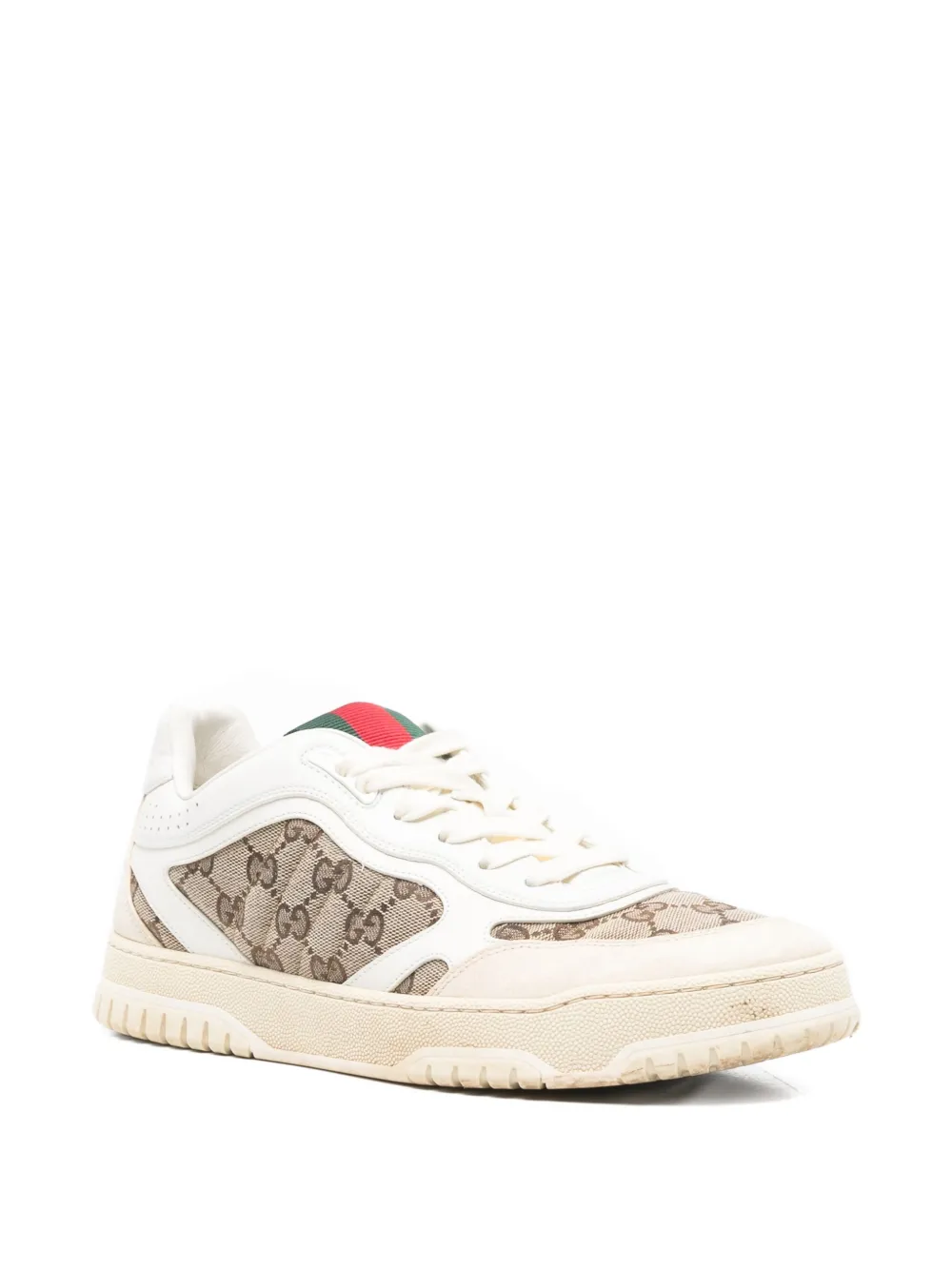 Gucci Pre-Owned panelled sneakers - Wit