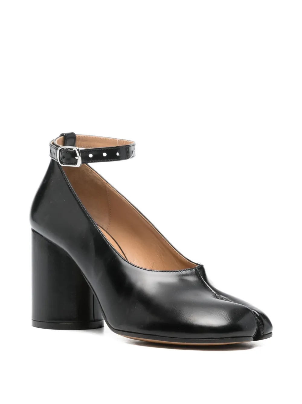 Maison Martin Margiela Pre-Owned Mary Jane tabi leather pumps - Zwart