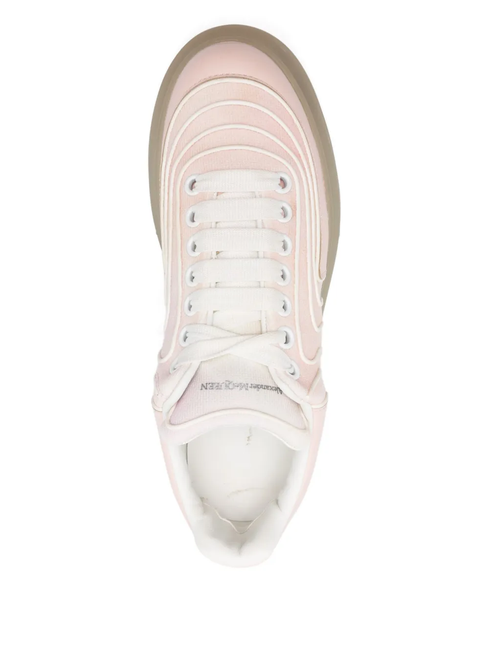 Pre-owned Alexander Mcqueen 50mm Platform Sneakers In Pink