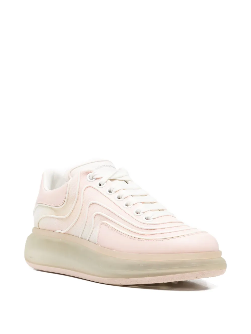 Alexander McQueen Pre-Owned 50mm platform sneakers - Roze
