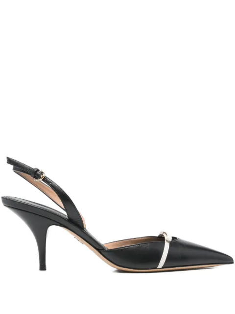 Ferragamo Pre-Owned 70mm leather slingback pumps