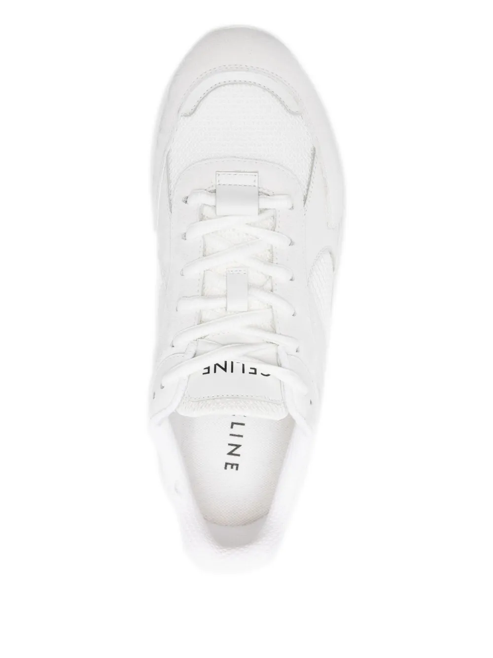 Pre-owned Celine 40mm Runner Sneakers In White