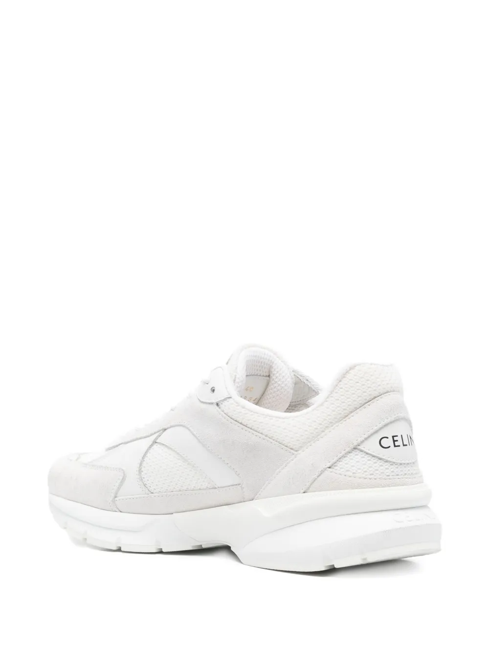 Pre-owned Celine 40mm Runner Sneakers In White