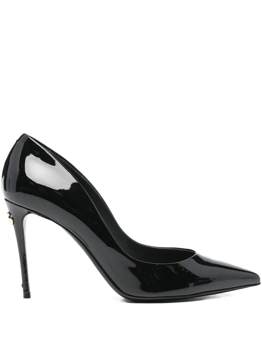 Dolce & Gabbana Pre-Owned Cardinale 90mm patent leather pumps - Schwarz