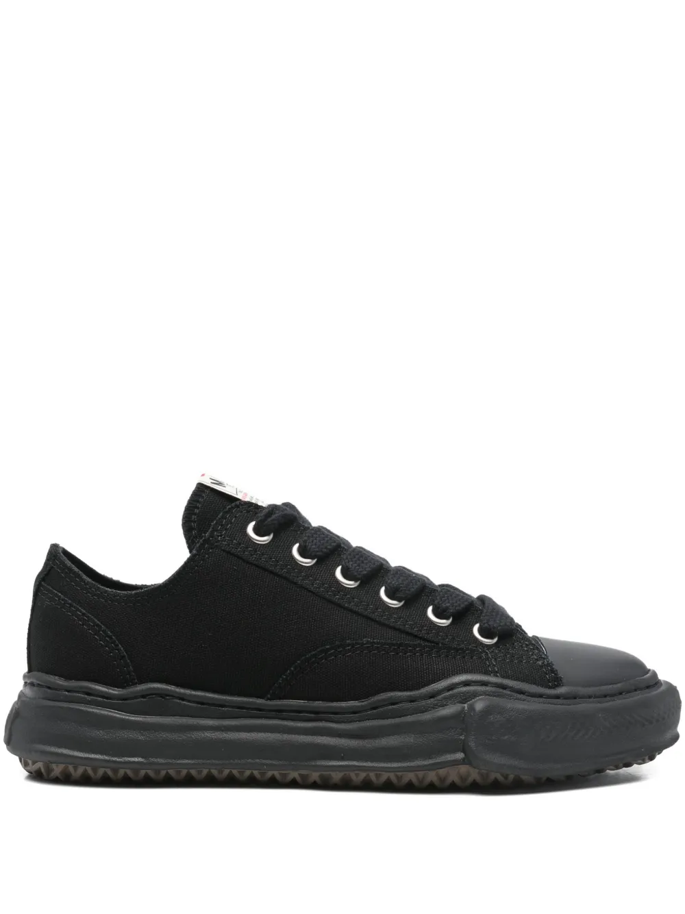 Maison MIHARA YASUHIRO lace-up low-top sneakers - ブラック Maison MIHARA YASUHIRO lace-up low-top sneakers - ブラック