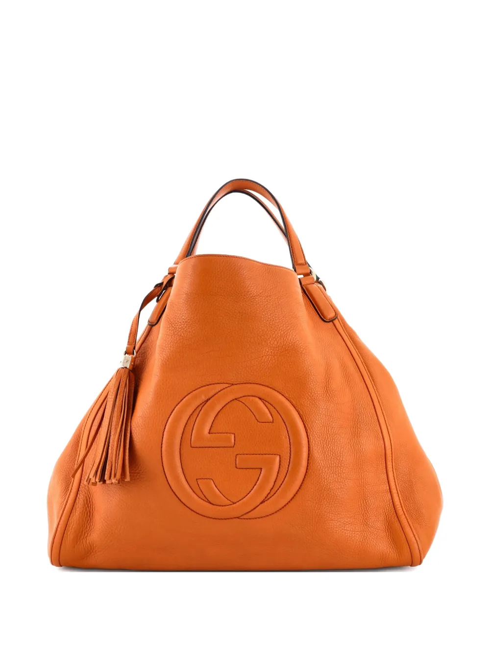 Gucci Pre-Owned Soho Leather Large shoulder bag - オレンジ Gucci Pre-Owned Soho Leather Large shoulder bag - オレンジ