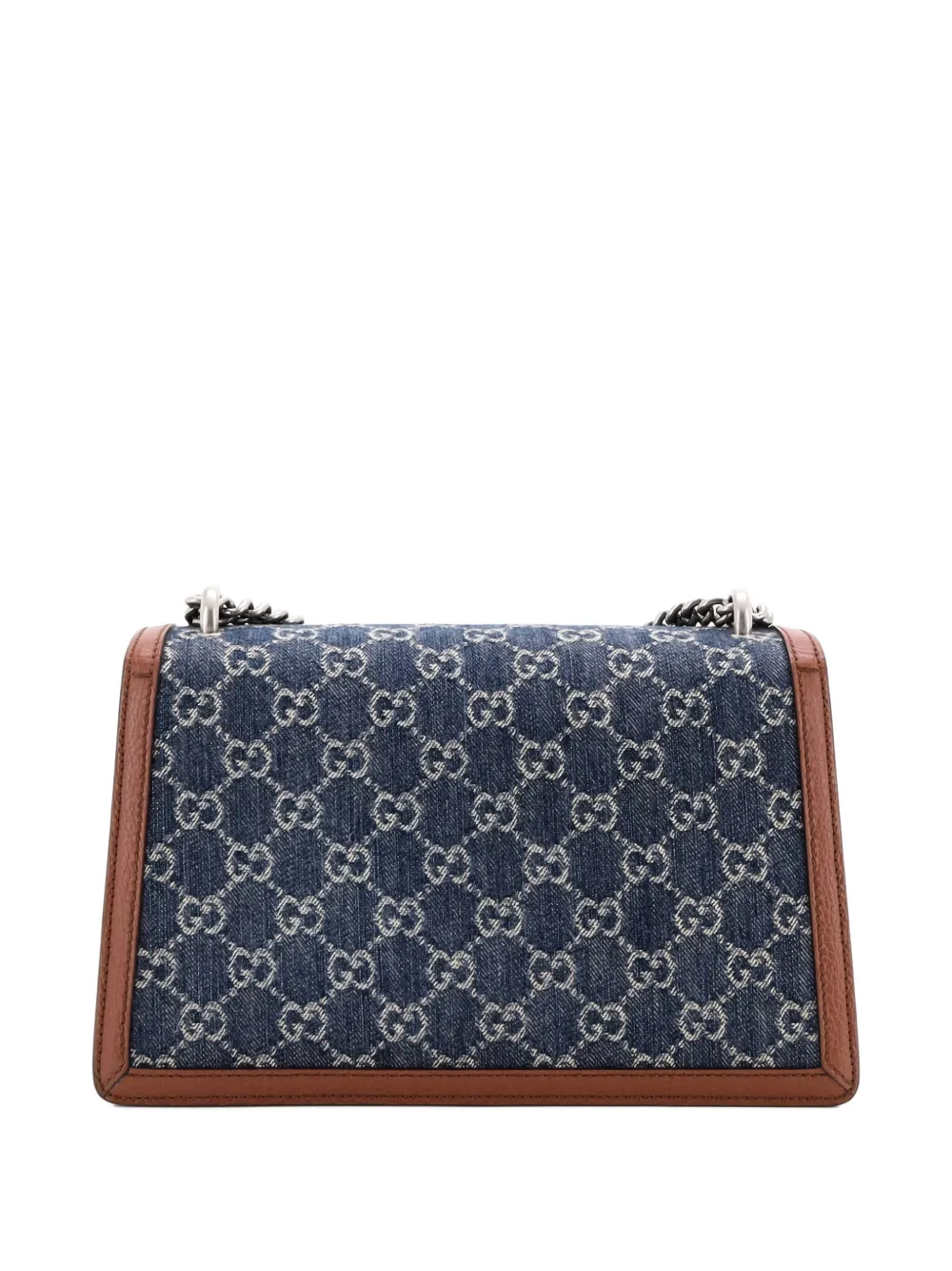 Pre-owned Gucci Dionysus Bag Gg Denim Small Shoulder Bag In Blue