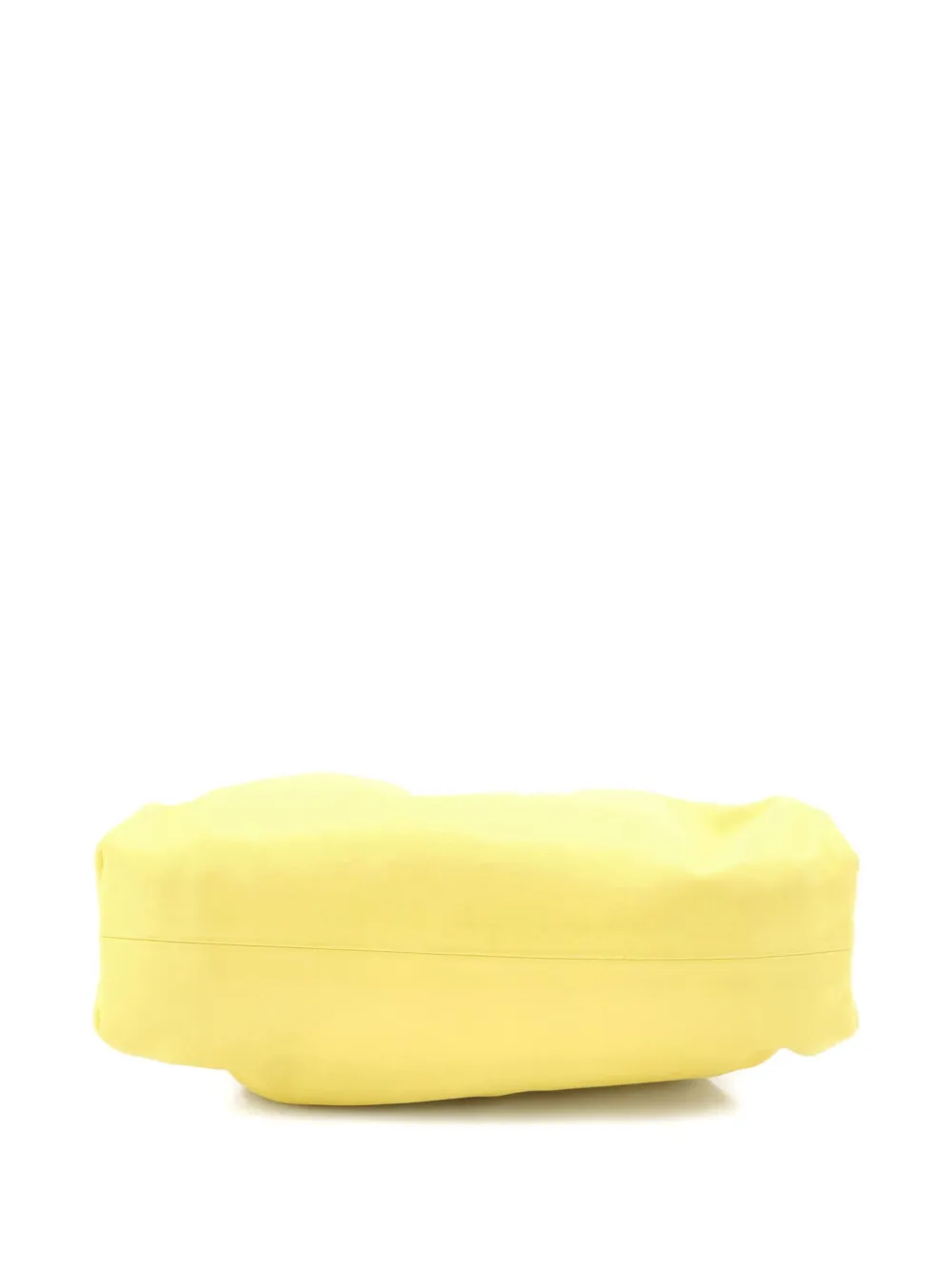 Pre-owned Bottega Veneta The Pouch Leather Mini Crossbody Bag In Yellow