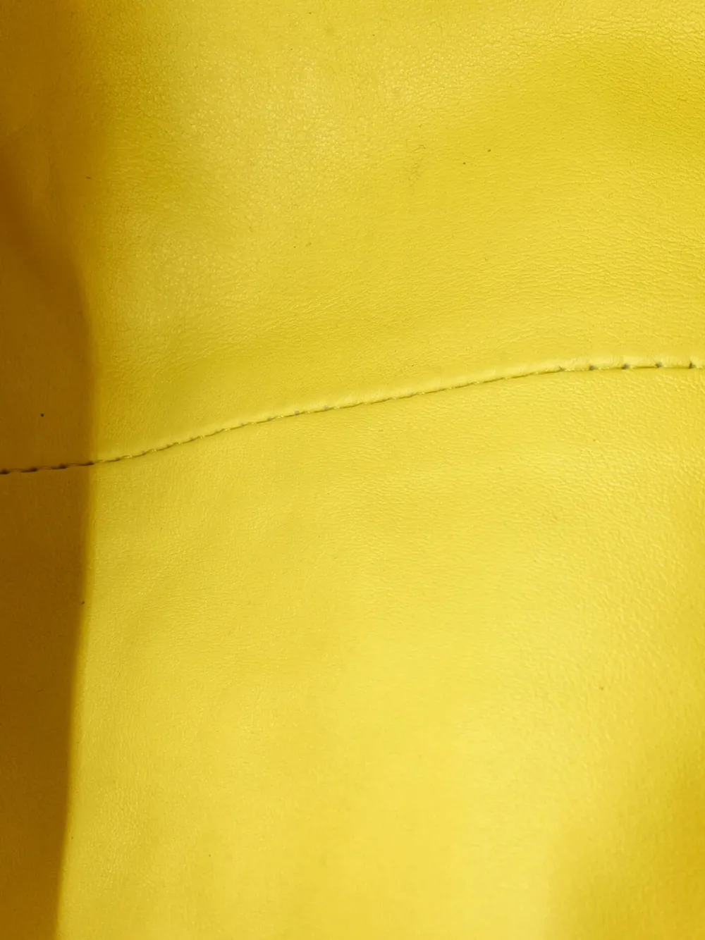 Pre-owned Bottega Veneta The Pouch Leather Mini Crossbody Bag In Yellow