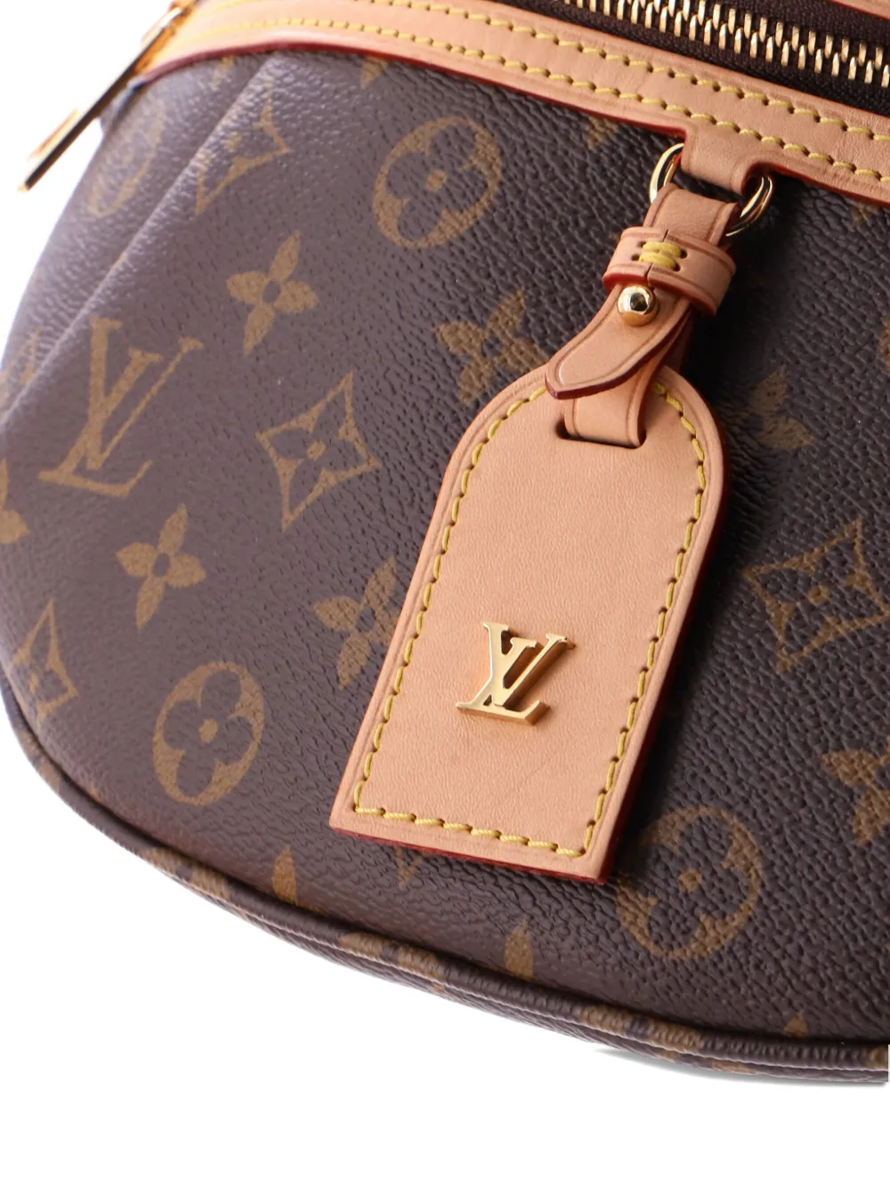 Pre-owned Louis Vuitton High Rise Bum Bag Monogram Canvas Belt Bag In Brown