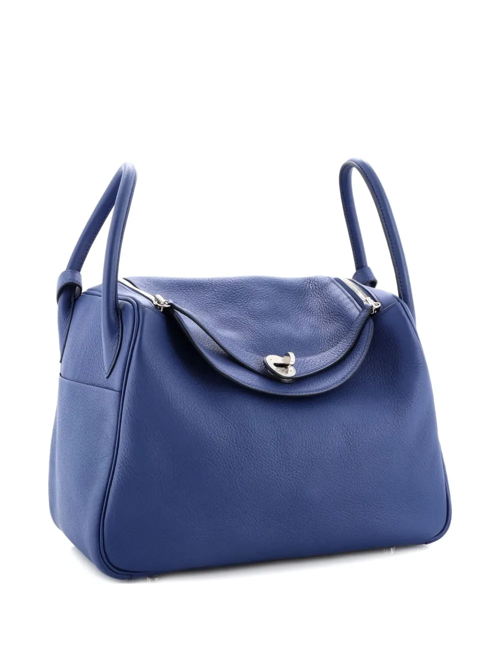 Hermès Pre-Owned Lindy Bag Clemence 30 shoulder bag - Blue