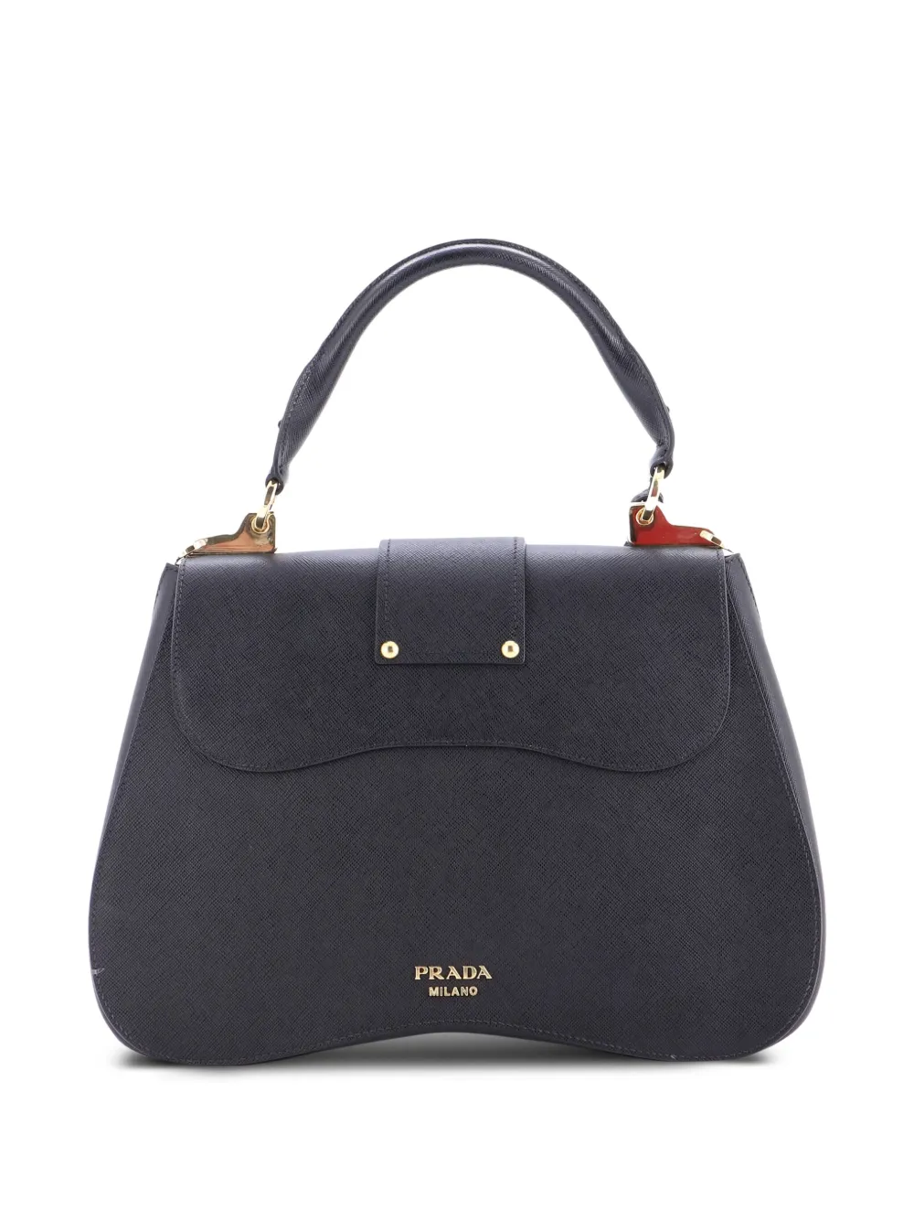 Prada Pre-Owned Sidonie Top Handle Bag Saffiano Leather Large satchel