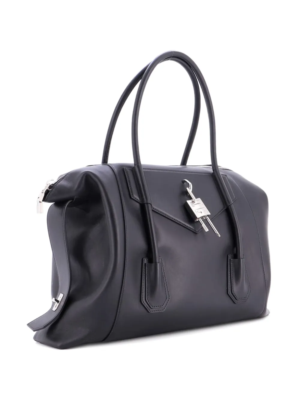 Givenchy Pre-Owned Antigona Soft Lock Bag Leather Medium satchel | Black | Image 1