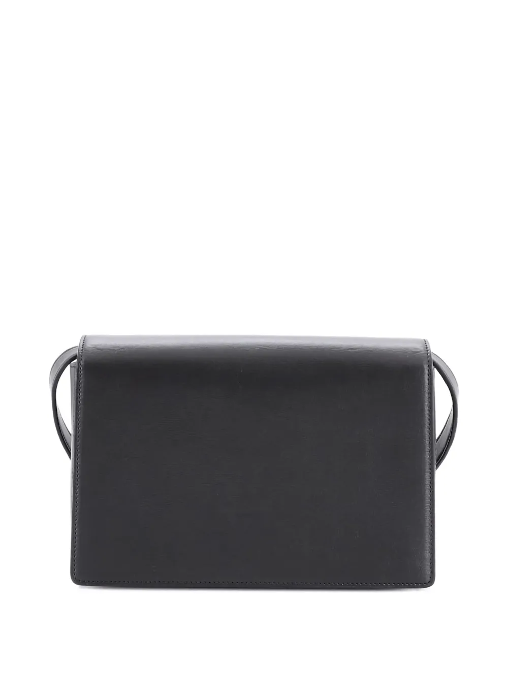 Pre-owned Saint Laurent Bellechasse Shoulder Bag Suede And Leather Medium Crossbody Bag In Gray