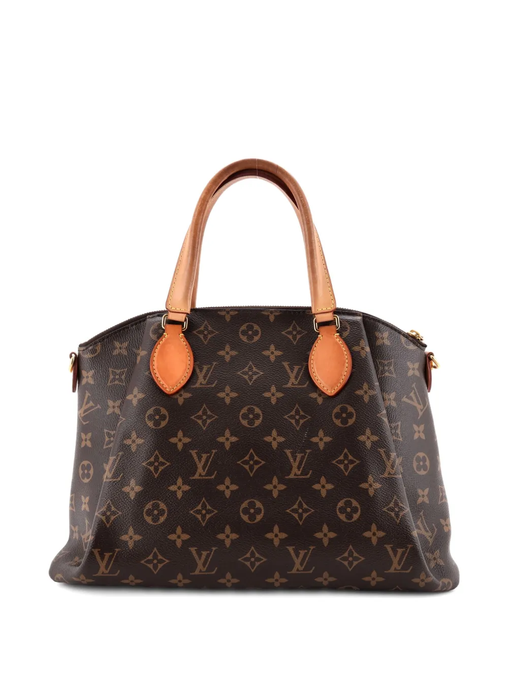 Louis Vuitton Pre-owned Rivoli Handbag Monogram Canvas PM Satchel in Brown, view 2
