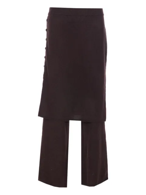 Lisa Yang Payton elasticated double-layered trousers