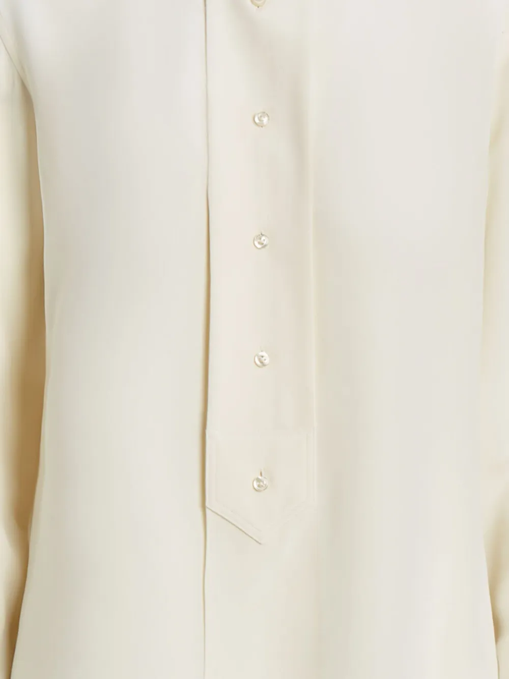 Ralph Lauren Collection buttoned silk top - Beige