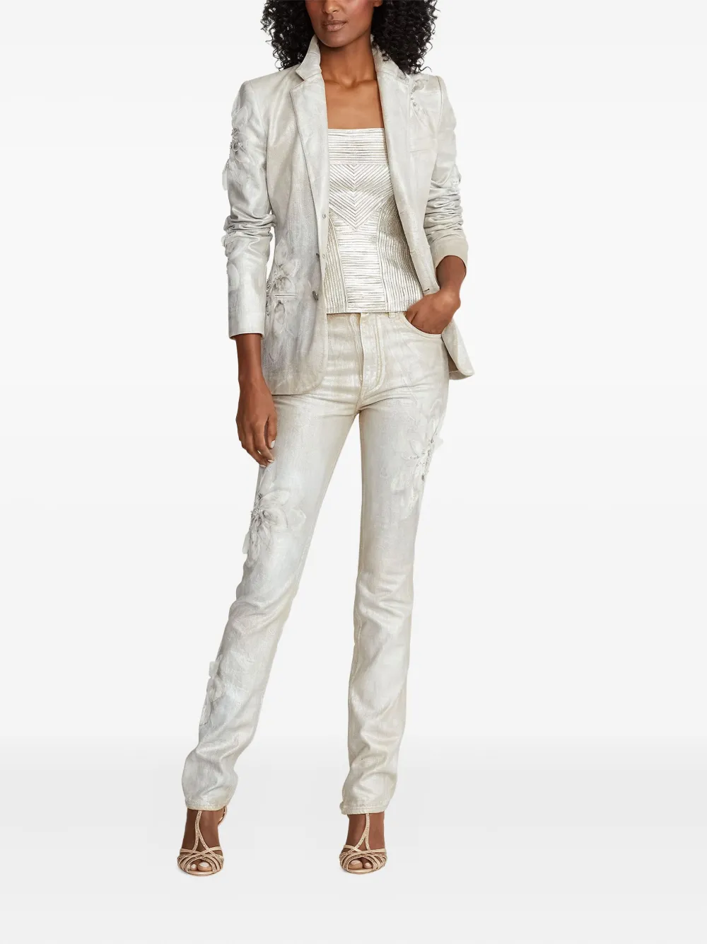 Ralph Lauren Collection Strapless top Beige