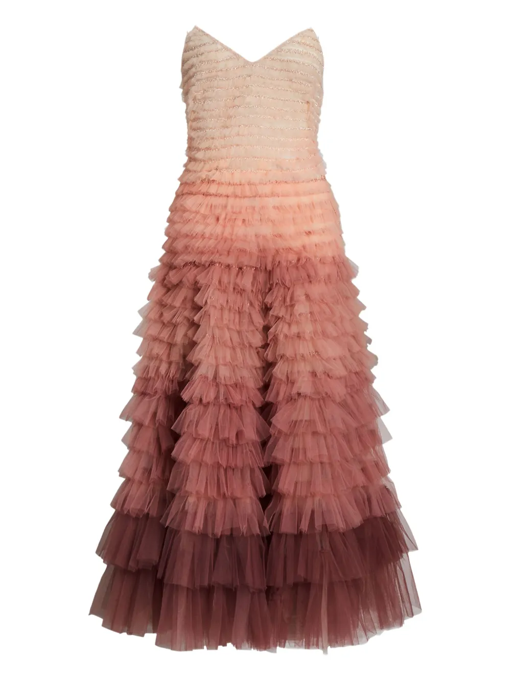 Ralph Lauren Collection ruffled dress - Roze