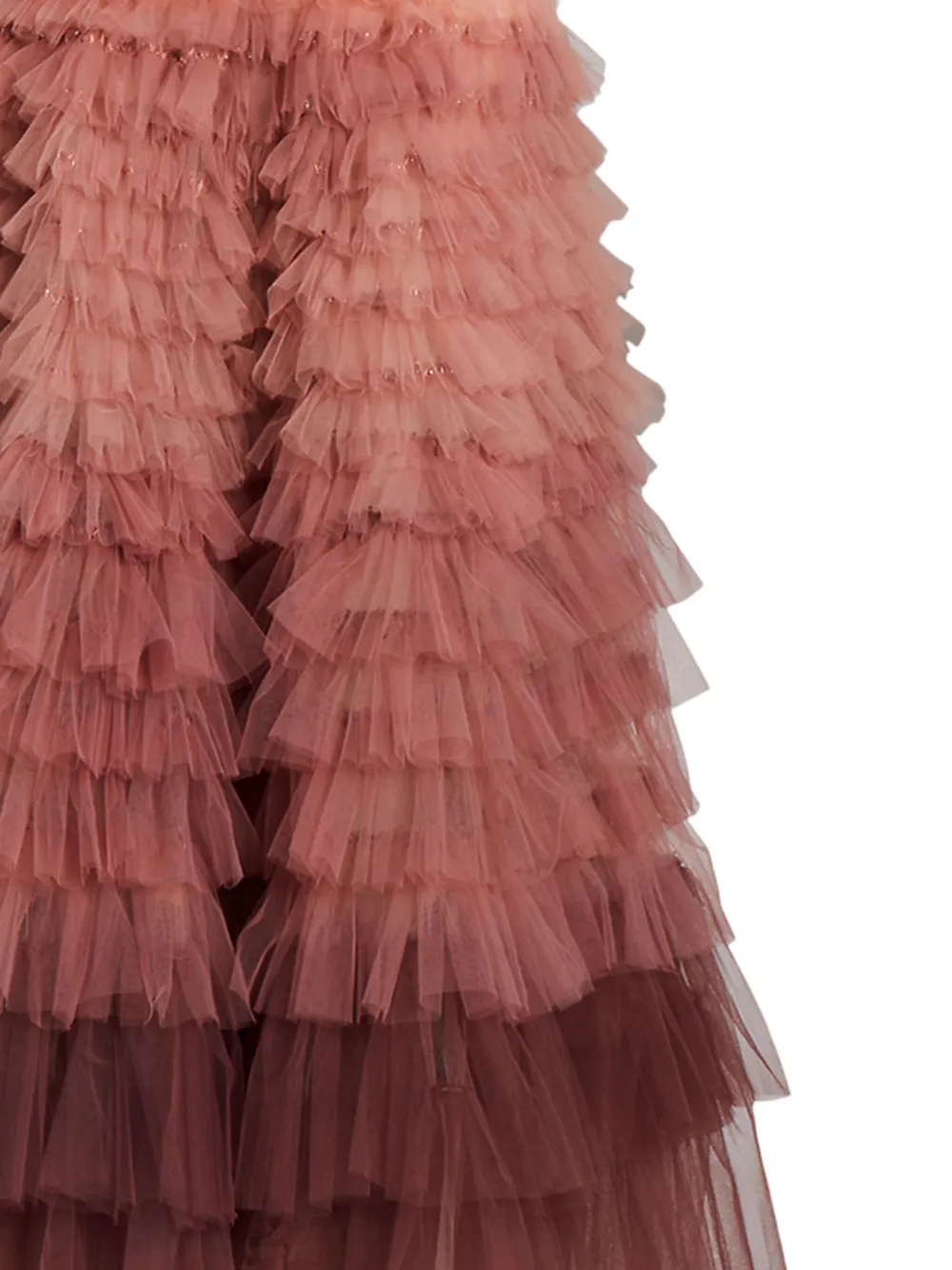 Ralph Lauren Collection Jurk met ruches Roze