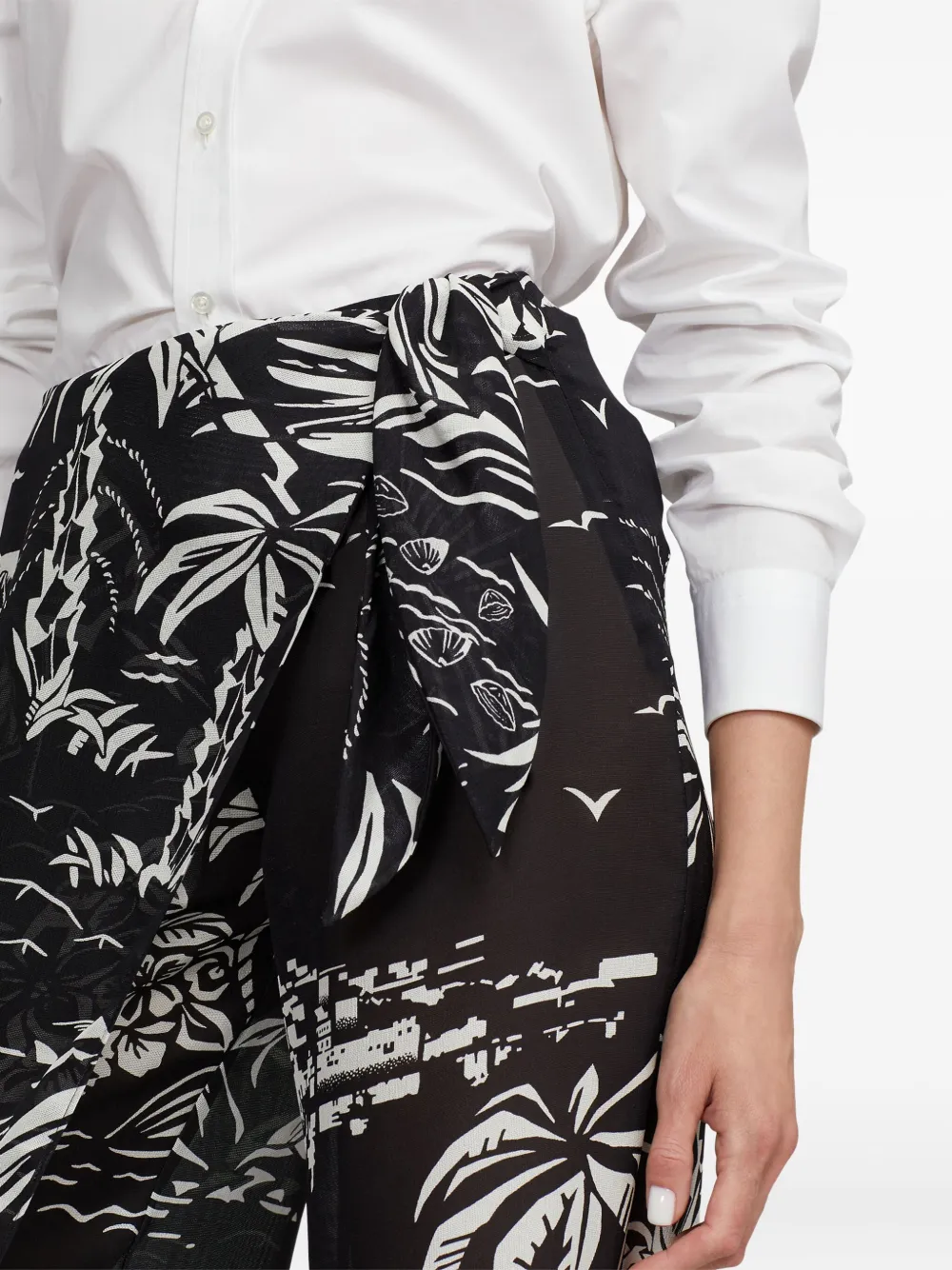 Ralph Lauren Collection Broek met print Zwart