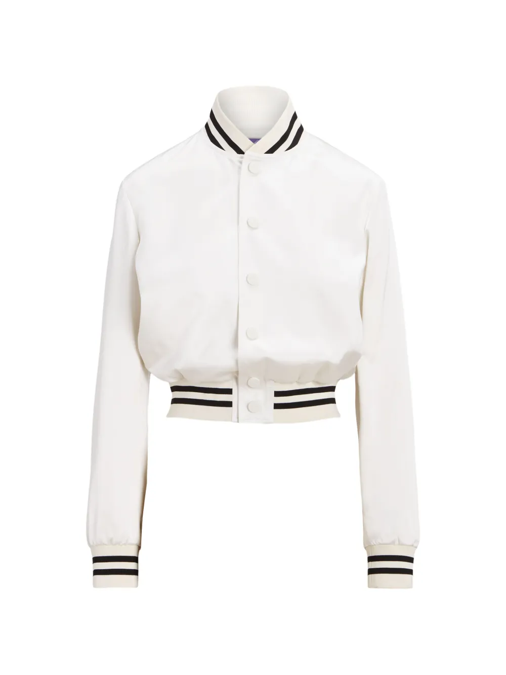 Ralph Lauren Collection striped bomber jacket - Bianco