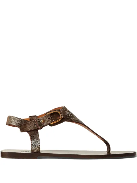 Ralph Lauren Collection buckle strap sandals