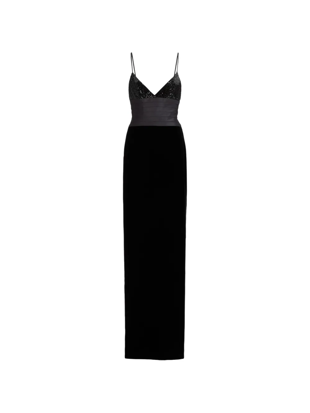 Ralph Lauren Collection sequin V-neck maxi dress - Nero