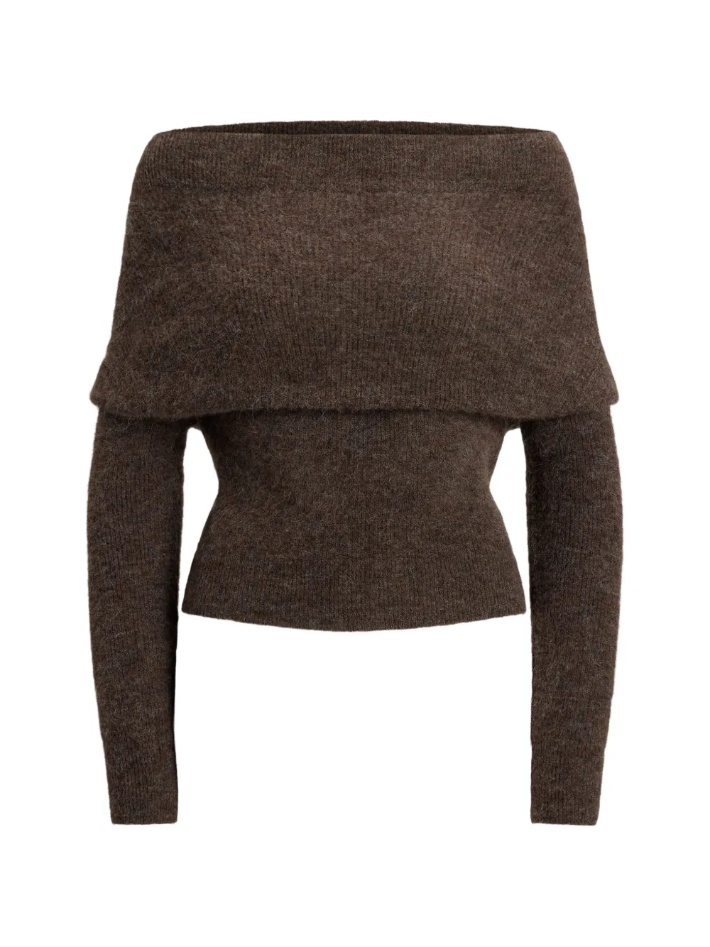 Ralph Lauren Collection off-shoulder sweater - Marrone