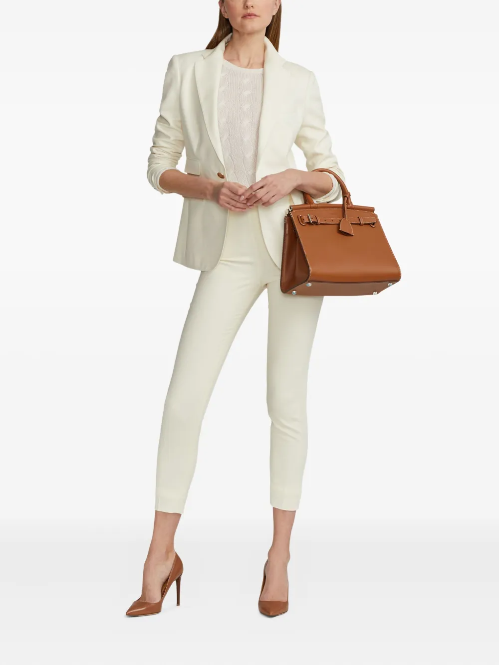Ralph Lauren Collection button-fastening tailored blazer - Beige