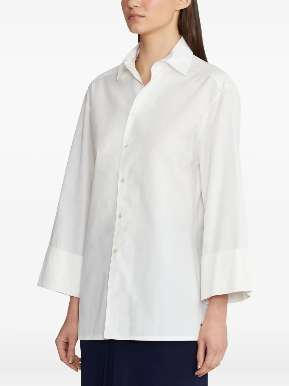 Ralph Lauren Cuffed-sleeves Shirt In White